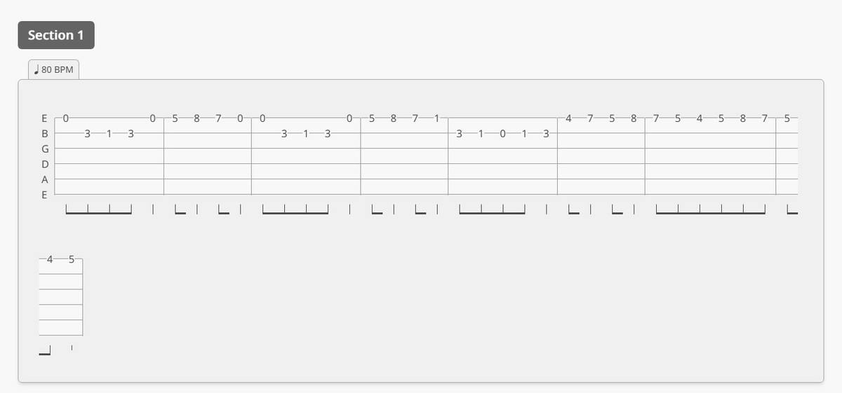 screenshot of Index- and Middlefinger Training